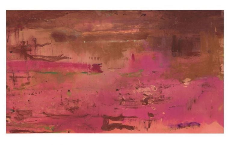 Helen Frankenthaler, Dream Walk Red, 1978 © 2019 Fondazione Helen Frankenthaler, Inc. Artists Rights Society (ARS), New York. Rob McKeever. Courtesy Gagosian