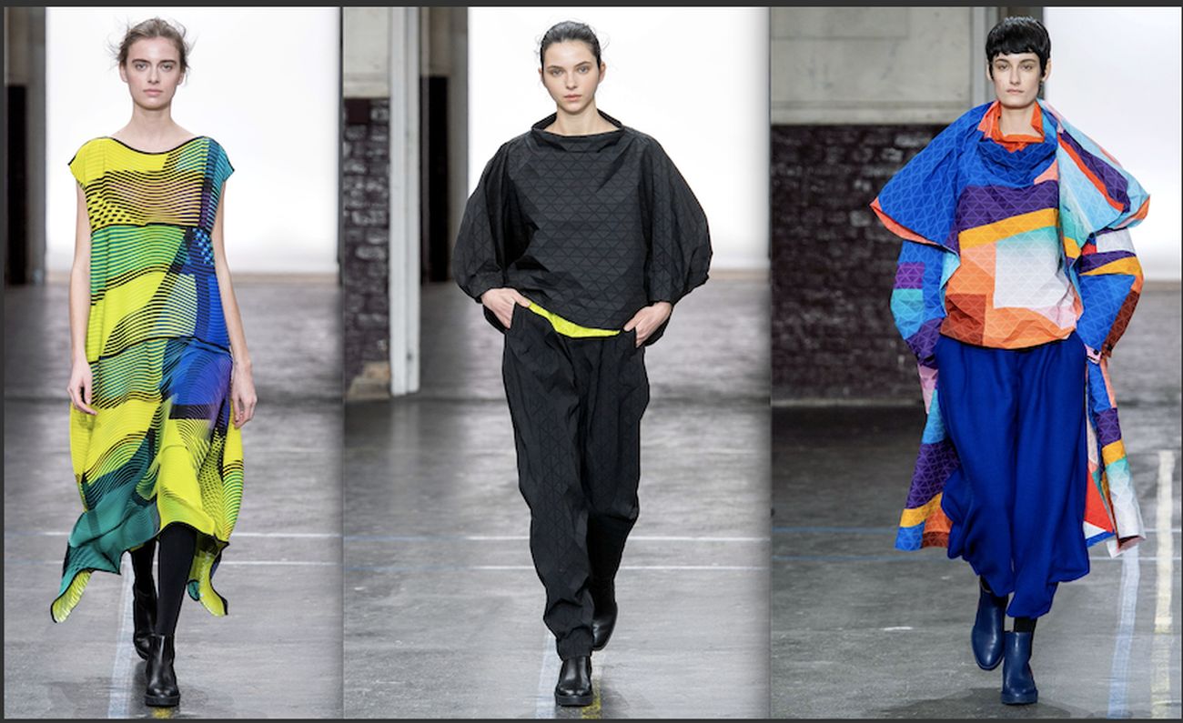 Issey Miyake. Parigi Fashion Week, febbraio 2019