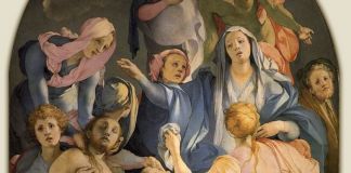 Jacopo Pontormo, Deposizione, 1526-28 ca. Chiesa di Santa Felicita, Firenze (dettaglio)