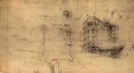 Jaretti e Luzi, Palazzo dell'Obelisco, Torino. Invenzione e costruzione. Schizzi d’insieme e di dettaglio. Courtesy Gangemi Editore
