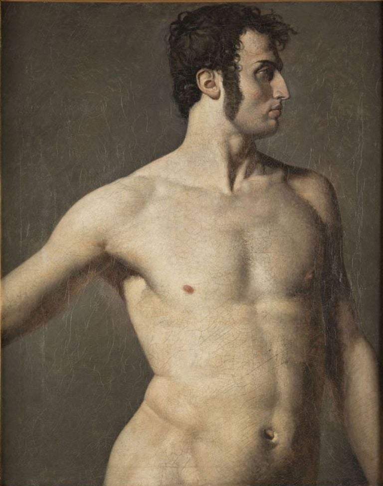 Jean-Auguste-Dominique Ingres, Torso d’uomo, 1799. Musée Ingres, Montauban