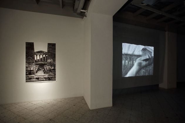 John Maybury and Arthur Gillet. Installation view at Francesco Pantaleone Arte Contemporanea, Palermo 2019
