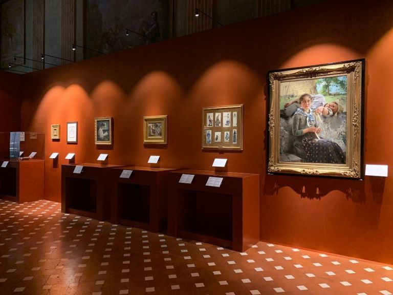 Lessico femminile. Le donne tra impegno e talento, 1861 1926. Installation view at Palazzo Pitti, Firenze 2019. Courtesy Gallerie degli Uffizi, Firenze