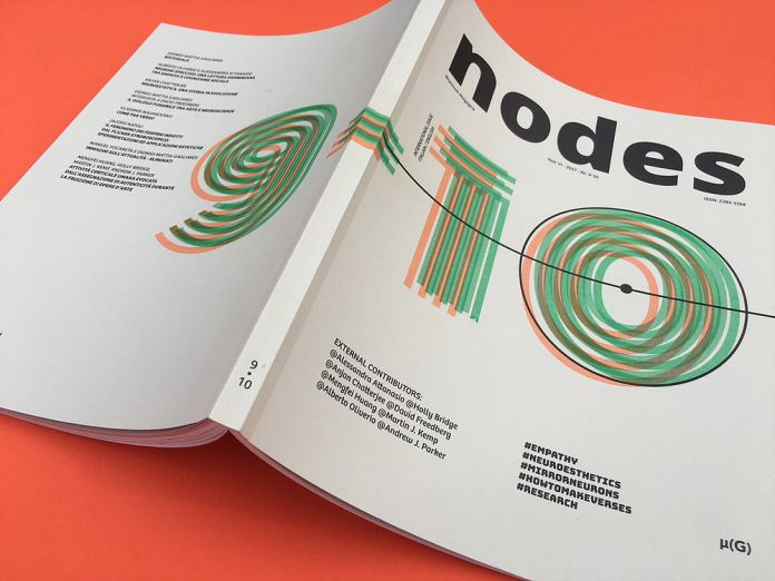 L'ultimo numero della rivista Nodes, rivista sulla relazione tra arte e scienza, foto Archivio Numero Cromatico
