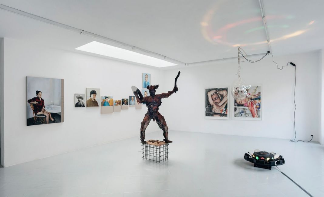 Matyas Chocola & Christian Jankowski. Exhibition view at Spazio Cabinet, Milano 2018