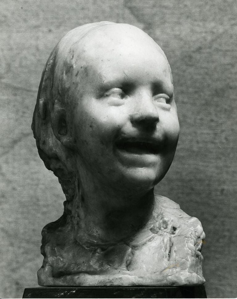 Medardo Rosso, Bambina che ride, 1890. Scultura in cera. Ph. Paolo Monti