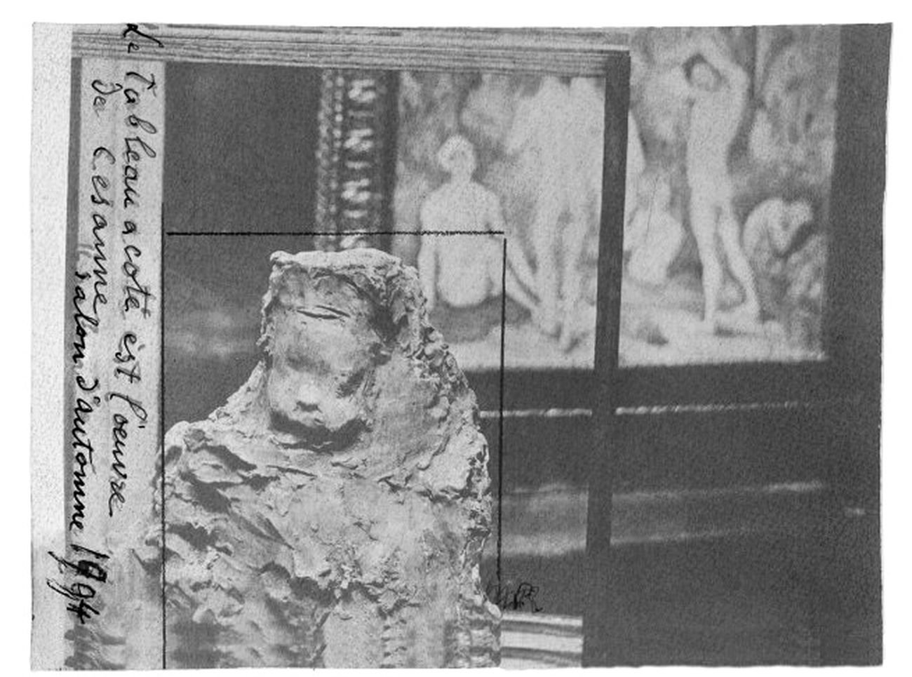 Medardo Rosso Enfant à la Bouchée de pain in the Cézanne room at the Salon d’Automne 1904 gelatin silver print 12.3 x 15.5 cm private collection Medardo Rosso, l’ossessione luminosa. A Firenze