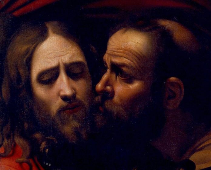 Michelangelo Merisi da Caravaggio (_), Cattura di Cristo, particolare. Museo d'Arte Occidentale ed Orientale, Odessa. Photo Nataliia Chechykova