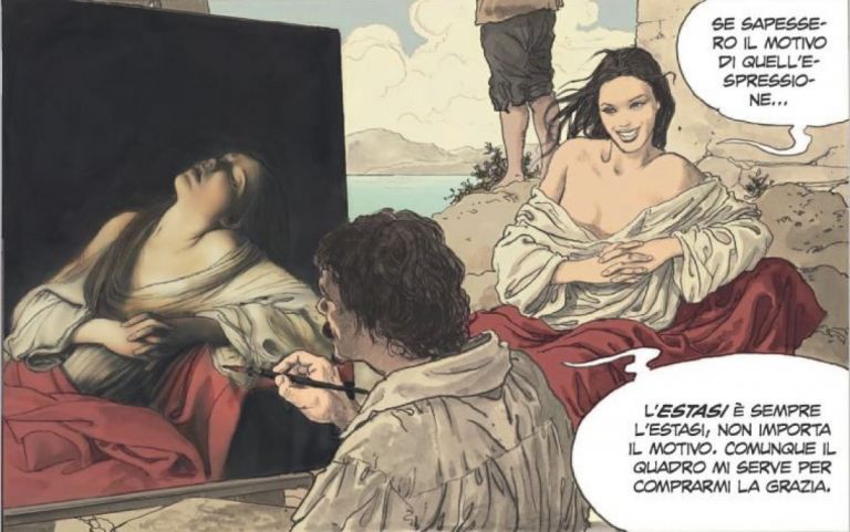 Milo Manara ‒ Caravaggio. La Grazia (Panini Comics, Modena 2019)