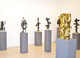 Mirko Basaldella. Installation view at Galleria De Crescenzo e Viesti, Roma 2019. Photo Michele Chieffo