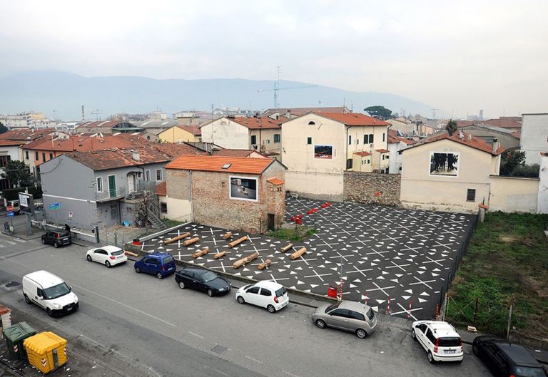 Piazza dell’Immaginario, Prato. Vista dall’alto. © ECÒL Courtesy ECÒL