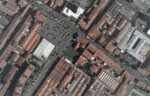 Piazza dell’Immaginario, Prato. Vista di Google Maps Courtesy ECÒL