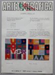 Scheda di vendita delle edizioni di Alighieri Boetti Per nuovi desideri e Udire tra le parole, 1977, Ariete Grafica. Archivio Beatrice Monti della Corte