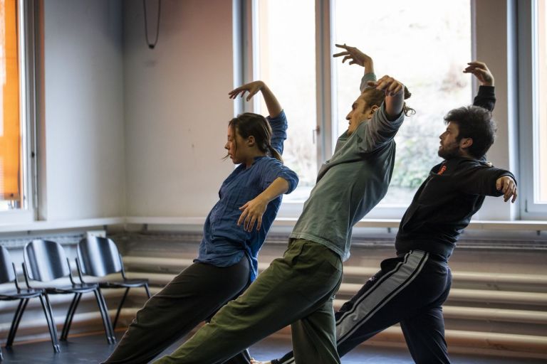 Swiss Dance Days 2019. Salons d’artistes. Edouard Hue at Manufacture. Photo Nelly Rodriguez