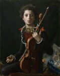 TEFAF Maastricht 2019. Antonio Mancini, Acrobata con violino. Courtesy Bottegantica