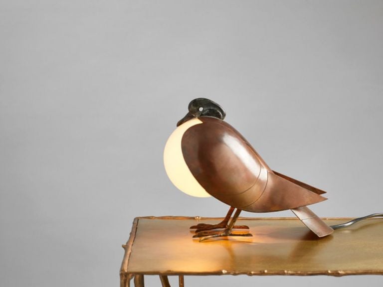 TEFAF Maastricht 2019. François Xavier Lalanne, Lampe Pigeon. Courtesy Alexandre Biaggi