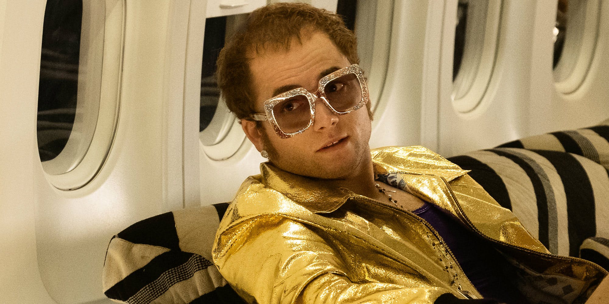 Taron Egerton as Elton John in Rocketman