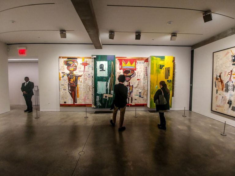 Uno scorcio della mostra di Basquiat alla Brant Foundation di New York. Photo © Maurita Cardone 2019