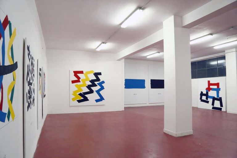 Veduta della mostra DIONIGI MATTIA GAGLIARDI, Recent Works, 2018, foto Archivio Numero Cromatico