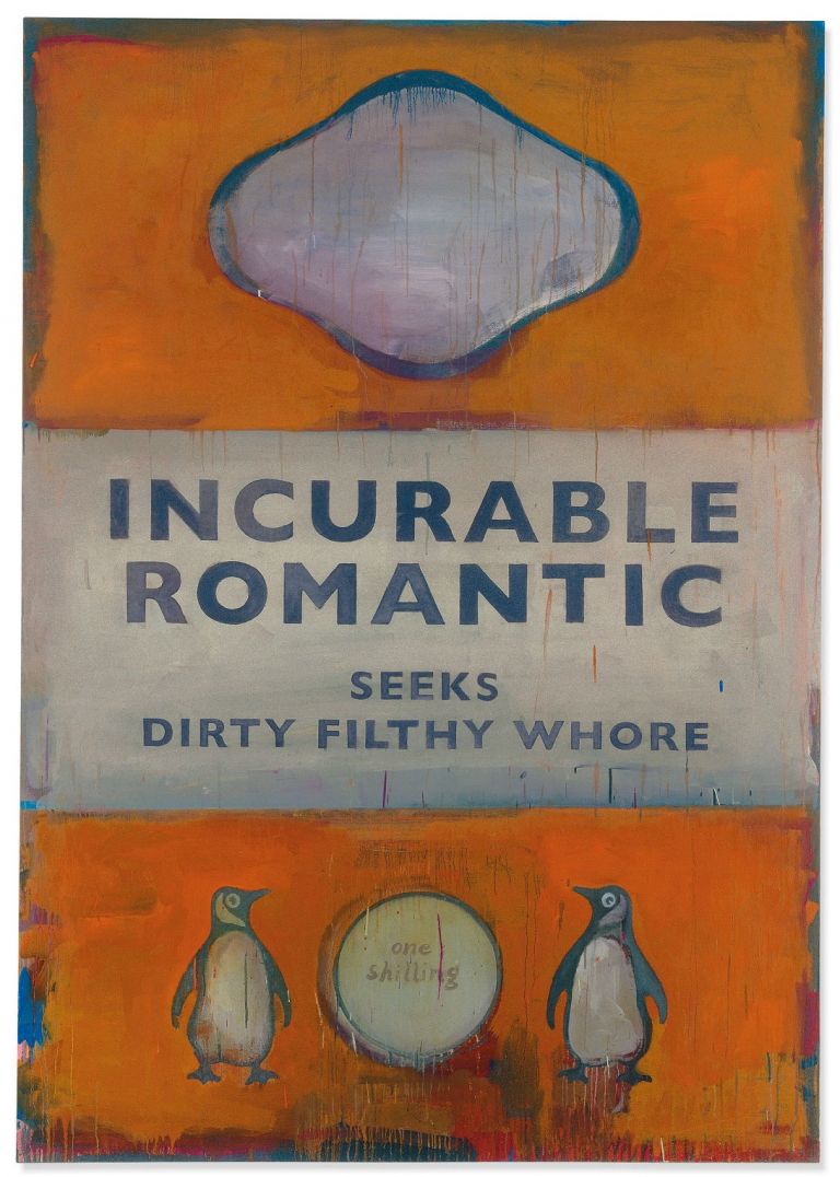 Harland Miller, Incurable Romantic Seeks Dirty Filthy Whore
