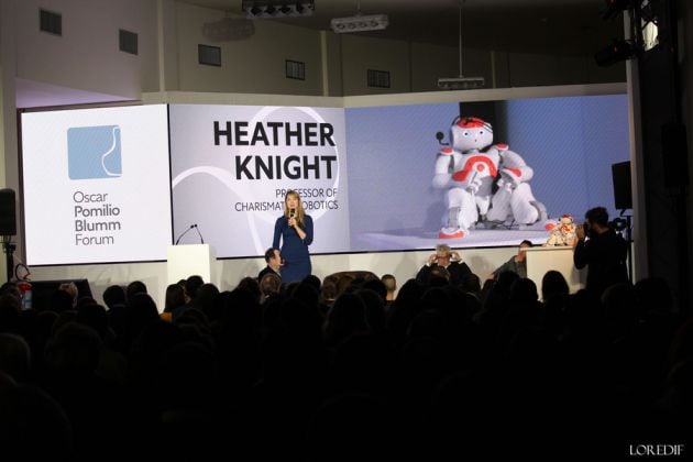 Heather Knight sul palco