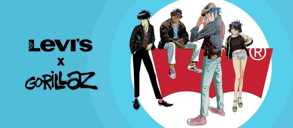 Levi’s e Gorillaz, musica e moda insieme per una comunicazione creativa