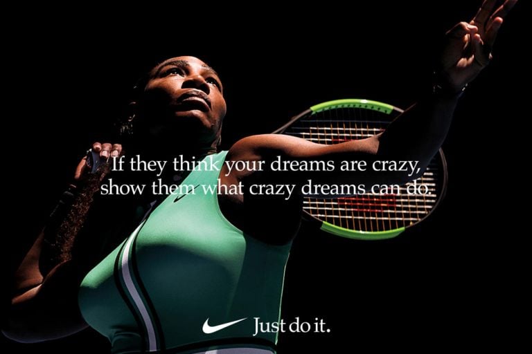 nike dream crazier just do it campaign oscars serena williams video 01 Elogio della follia (al femminile). Nike celebra le donne pazze e gli atleti sognatori