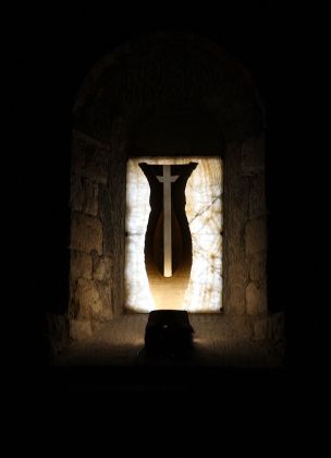 Marco Bagnoli Sonovasoro 1997 2018 Basilica di San Miniato al Monte Firenze aprile 2018 per 1018 2018 Millenario Abbazia di San Miniato al Monte fotografia Carlo Cantini
