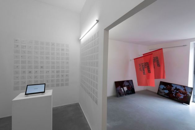 Re:Humanism Art Prize #1 Edition, installation view, 2019, Albumarte, Roma. Ph. Giorgio Benni, courtesy by Alan Advantage