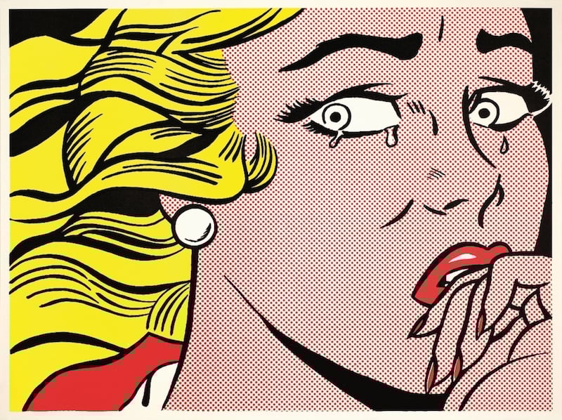 Roy Lichtenstein, Crying Girl, 1963, Collezione privata, Courtesy Sonnabend Gallery, New York ©Estate of Roy Lichtenstein 
