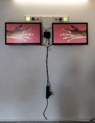 Daniele Spanò, Urge Oggi Installazione multimediale; 2019, Albumarte, Roma. Ph. Giorgio Benni, courtesy by Alan Advantage