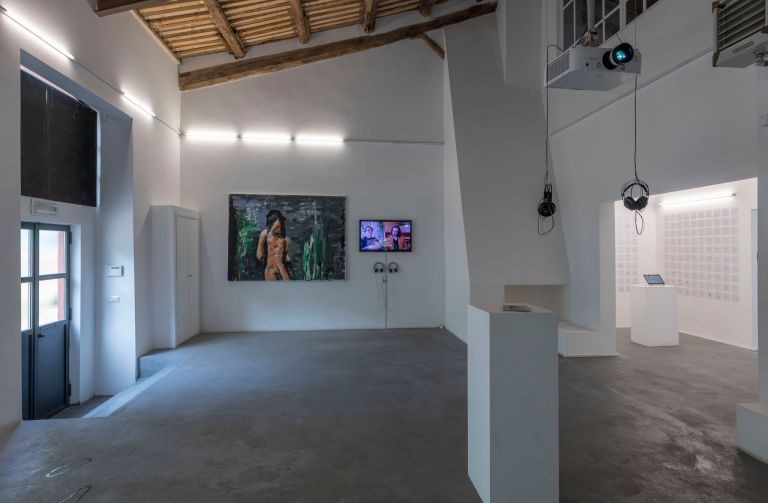 Re:Humanism Art Prize #1 Edition, installation view, 2019, Albumarte, Roma. Ph. Giorgio Benni, courtesy by Alan Advantage