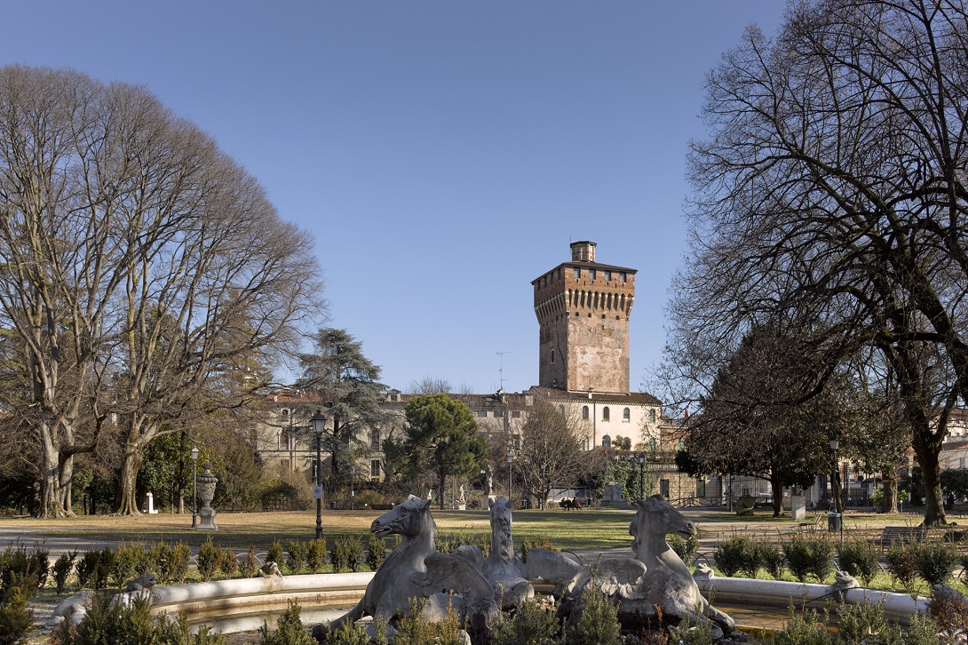 Veduta del Torrione di Vicenza, sede della Fondazione Coppola (esterno). Foto Francesco Castagna.