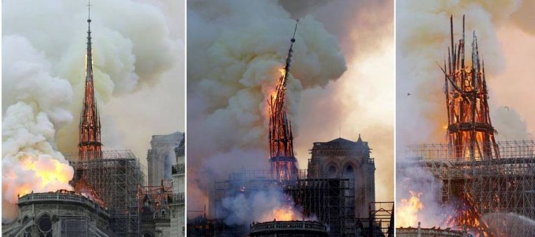 Notre Dame in fiamme