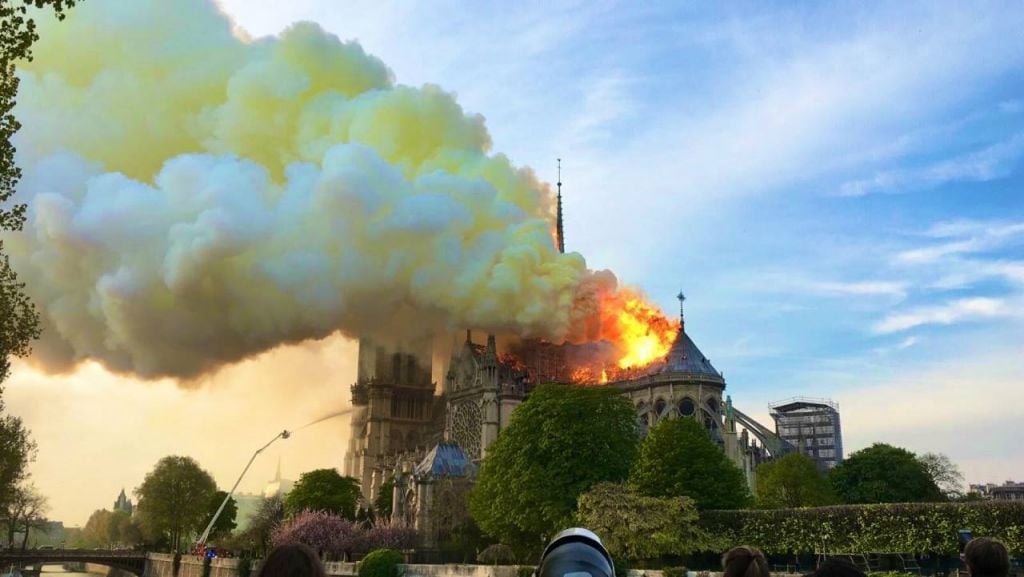 Incendio alla Cattedrale Notre Dame de Paris. Prime impressioni