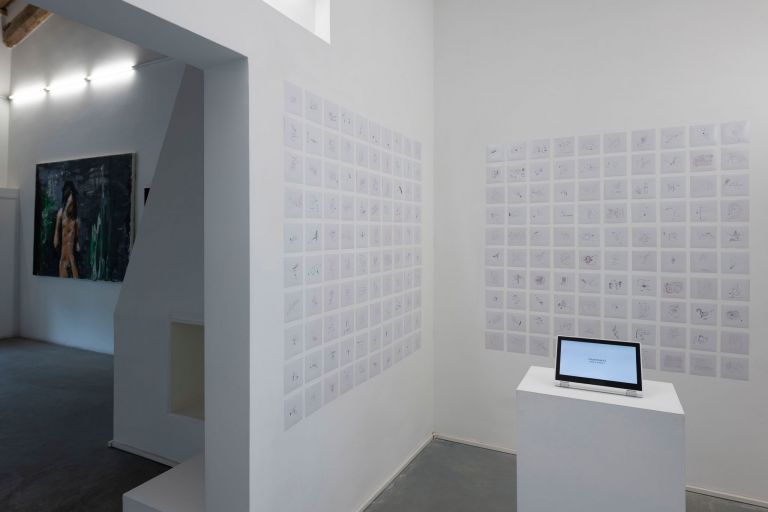 Re:Humanism Art Prize #1 Edition, installation view, 2019, Albumarte, Roma. Ph. Giorgio Benni, courtesy by Alan Advantage