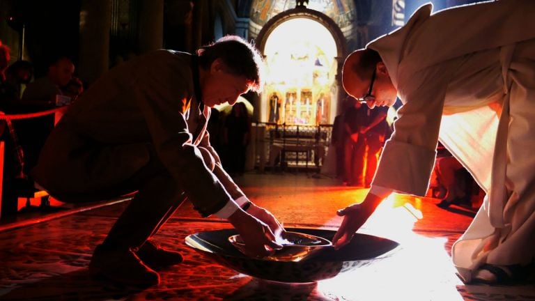 Abate Bernardo e Marco Bagnoli Basilica San Miniato al Monte Celebrazioni Millenario