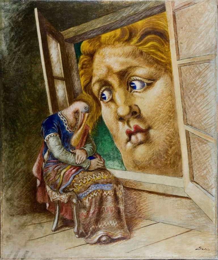 Alberto Savinio, Annunciazione, 1932. Collezione privata