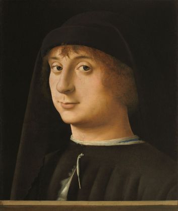 Antonello da Messina, Ritratto di giovane, 1474, olio su tavola di noce, 31,5 x 26,7 cm. Philadelphia Museum of Art, The John G. Johnson Collection, Filadelfia