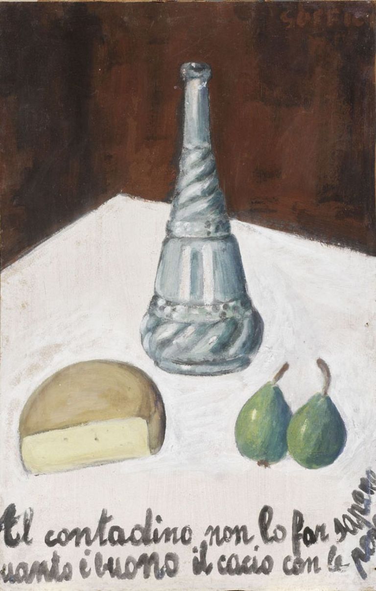 Ardengo Soffici, Cacio e pere, 1914. Collezione privata. Courtesy Farsettiarte, Prato