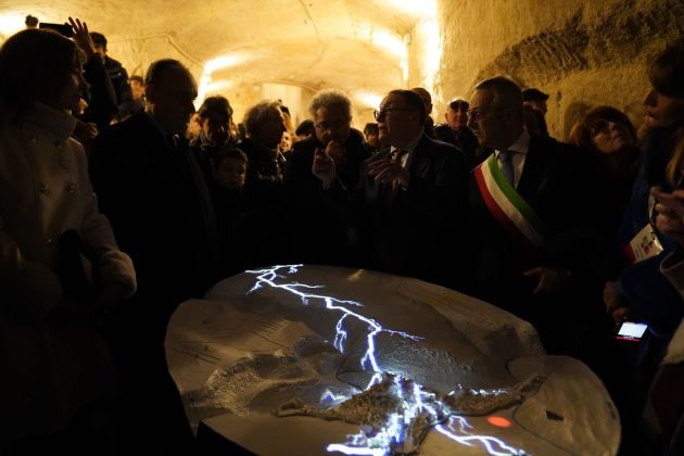 Ars Excavandi. Exhibition view at Ipogei di Palazzo Lanfranchi, Matera 2019