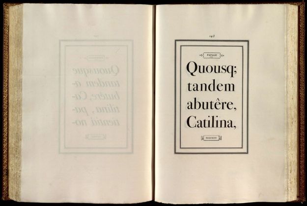 Carattere in corpo Papale che si trova pagina 143 del primo volume del Manuale tipografico del 1818