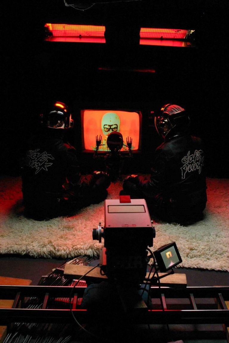 Daft Punk, Technologic set 2005. Photo Jeaneen Lund © Daft Trax 2005