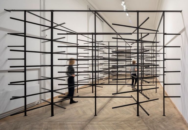Daniil Galkin, Tourniqet, 2013. Installation view, Europa Endlos, Kunsthal Charlottenborg, 2019. Courtesy Daniil Galkin. Photo Anders Sune Berg