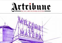Dettaglio della copertina del primo fascicolo della guida di Artribune Magazine a Matera 2019