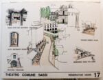 Gakutoshi Kojima, Theatro Comune Sassi. Perspective Views, 1974 © Gakutoshi Kojima