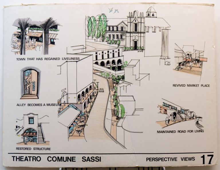 Gakutoshi Kojima, Theatro Comune Sassi. Perspective Views, 1974 © Gakutoshi Kojima