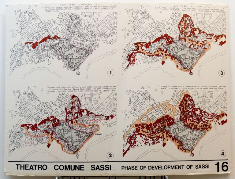 Gakutoshi Kojima, Theatro Comune Sassi. Phase of Development of Sassi, 1974 © Gakutoshi Kojima