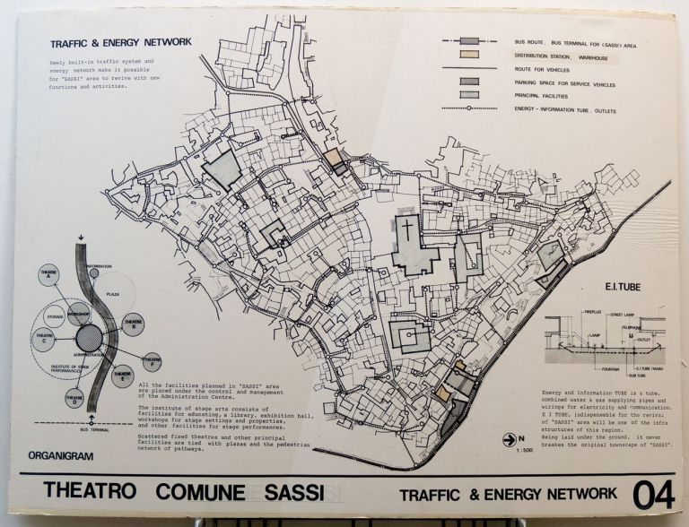 Gakutoshi Kojima, Theatro Comune Sassi. Traffic & Energy Network, 1974 © Gakutoshi Kojima