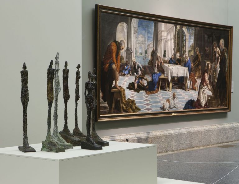Giacometti e Tintoretto © Alberto Giacometti Estate VEGAP, Madrid, 2019. Photo © Museo Nacional del Prado